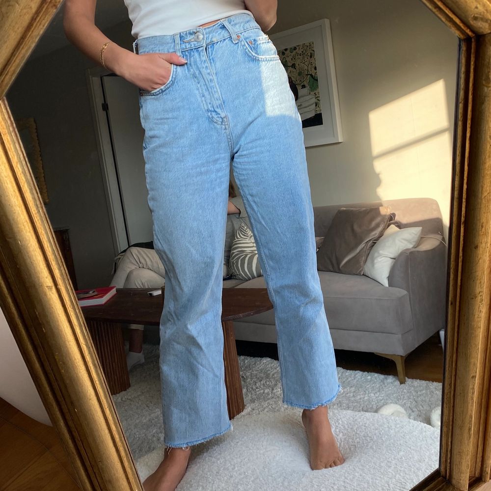 Ljusa raka jeans - Gina Tricot | Plick Second Hand