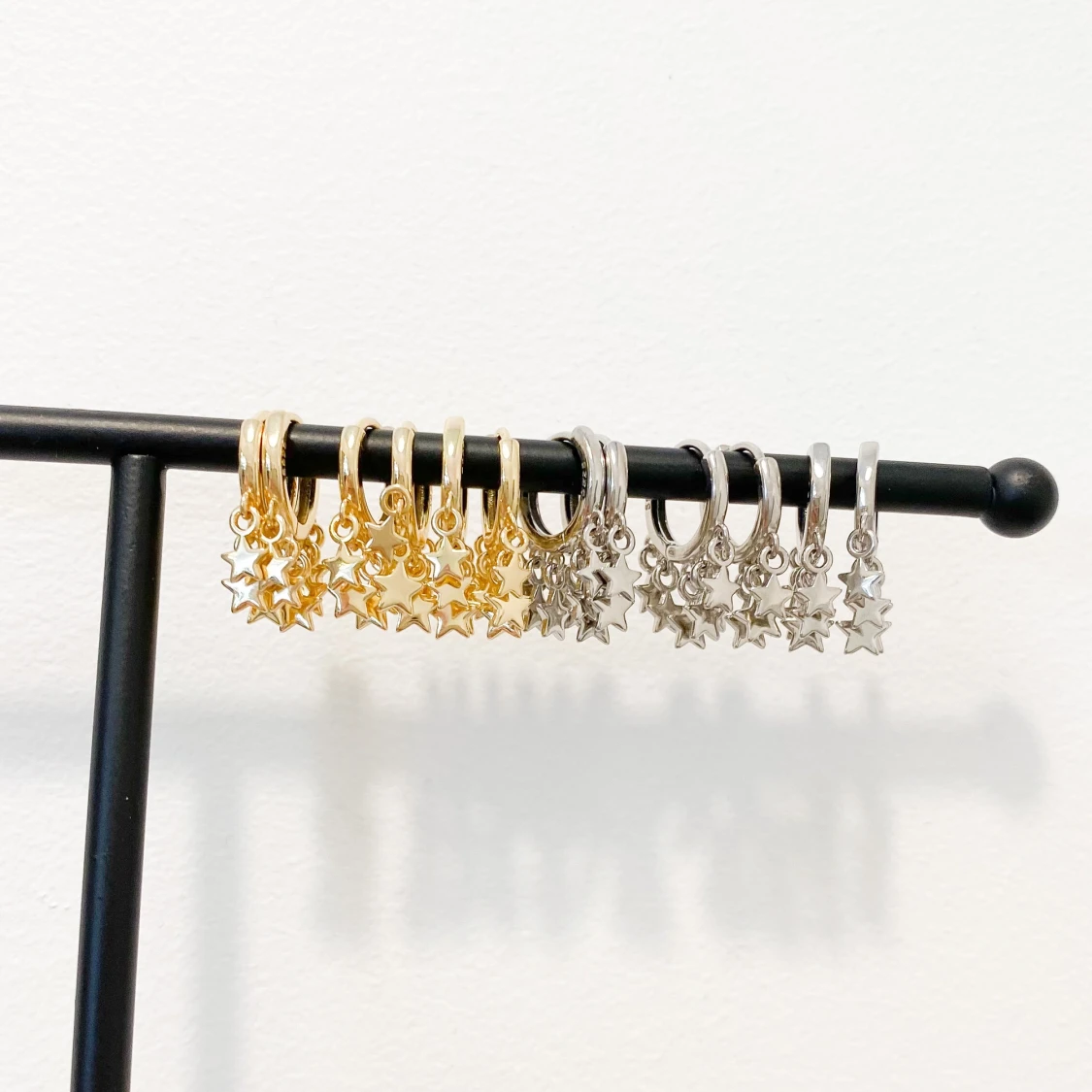 Örhängen med stjärnor 