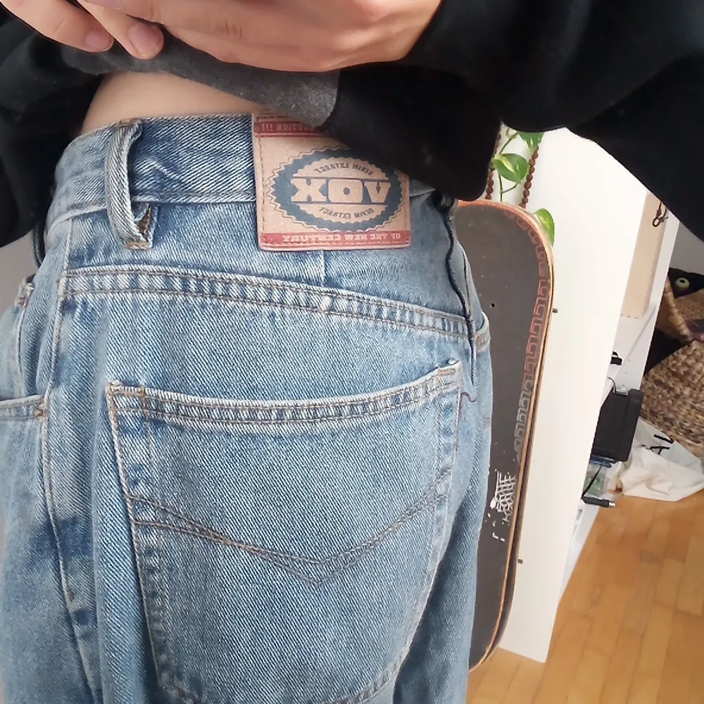 Vintage jeans, strl M. 100% bomull. Kan mötas upp i Göteborg, köparen står för frakten.. Jeans & Byxor.