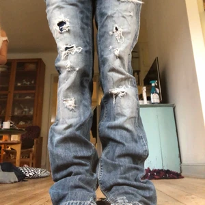 Y2k lågmidjade jeans - Lågmidjade y2k byxor☺️