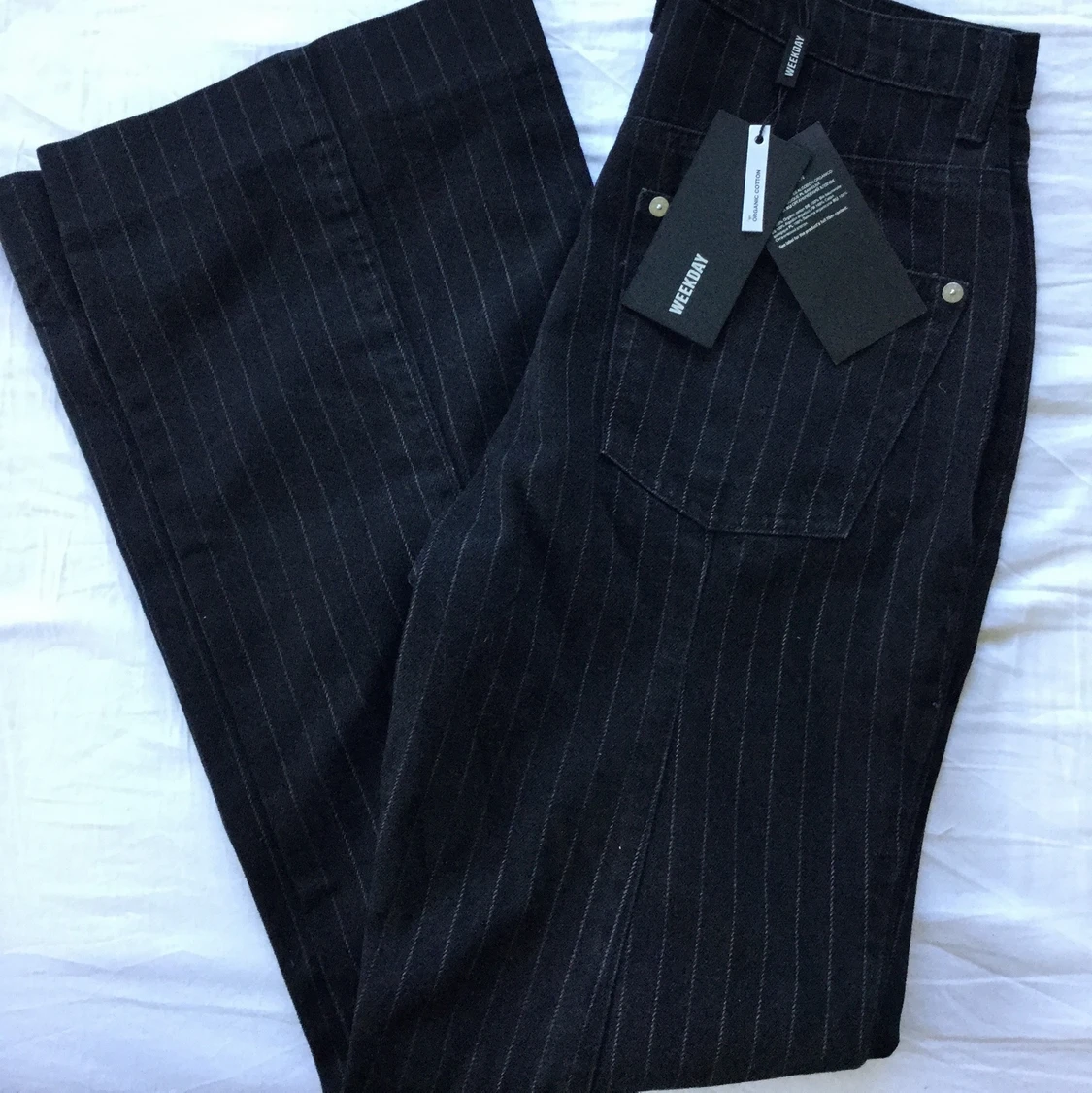 Randiga jeans från Weekday