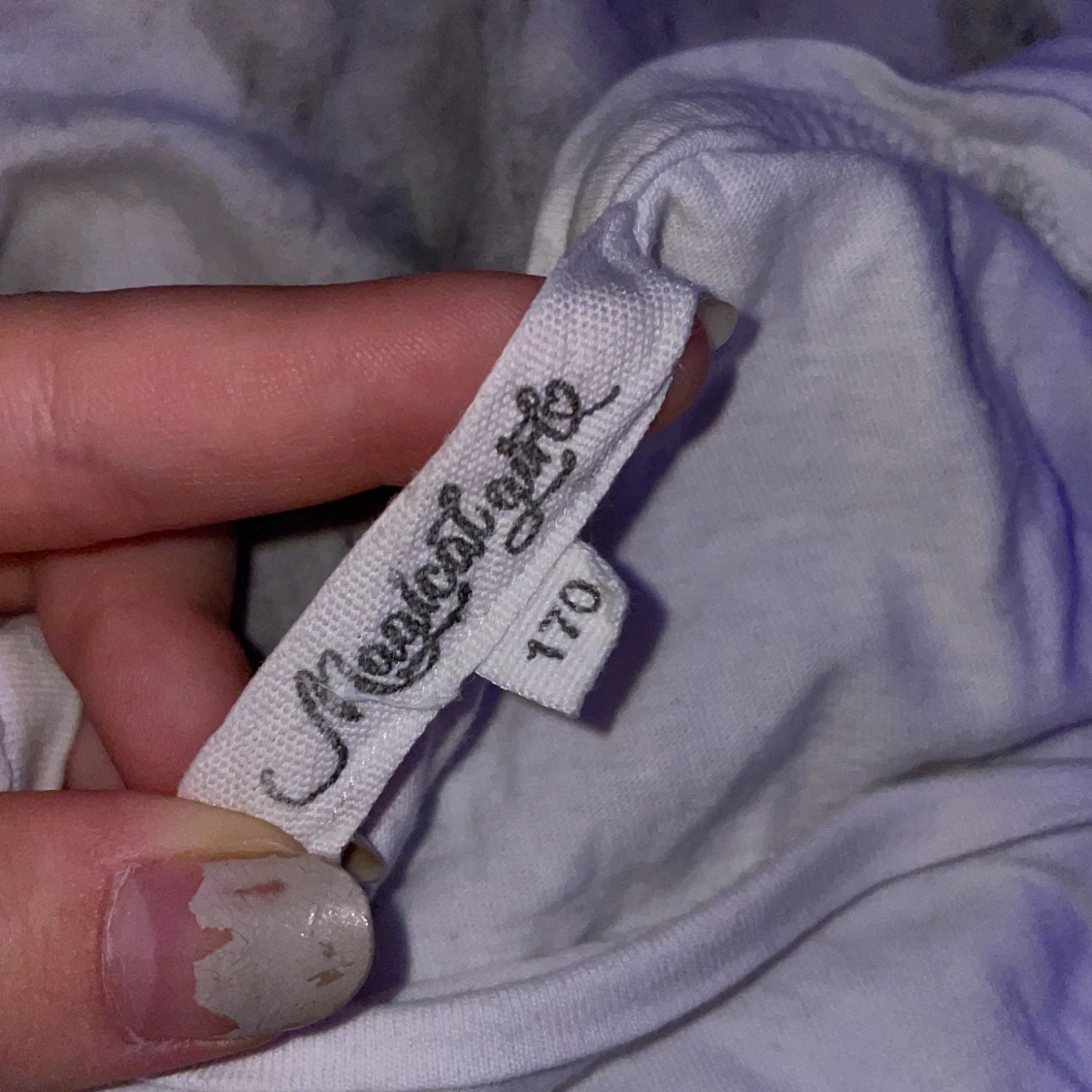 Vit tröja med lejon tryck i glitter - 90