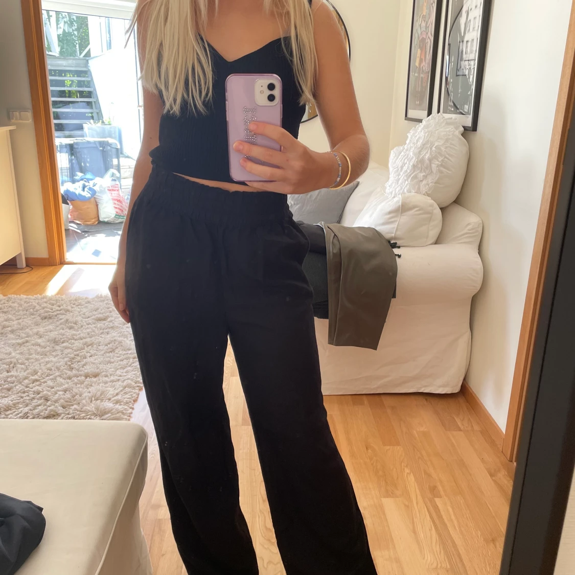 Linnebyxor från h&m