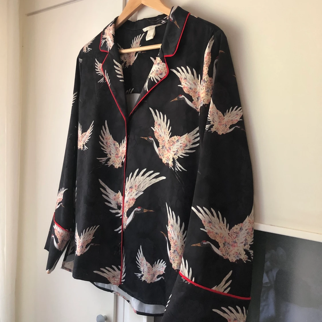 Blus med fåglar hm  - 91