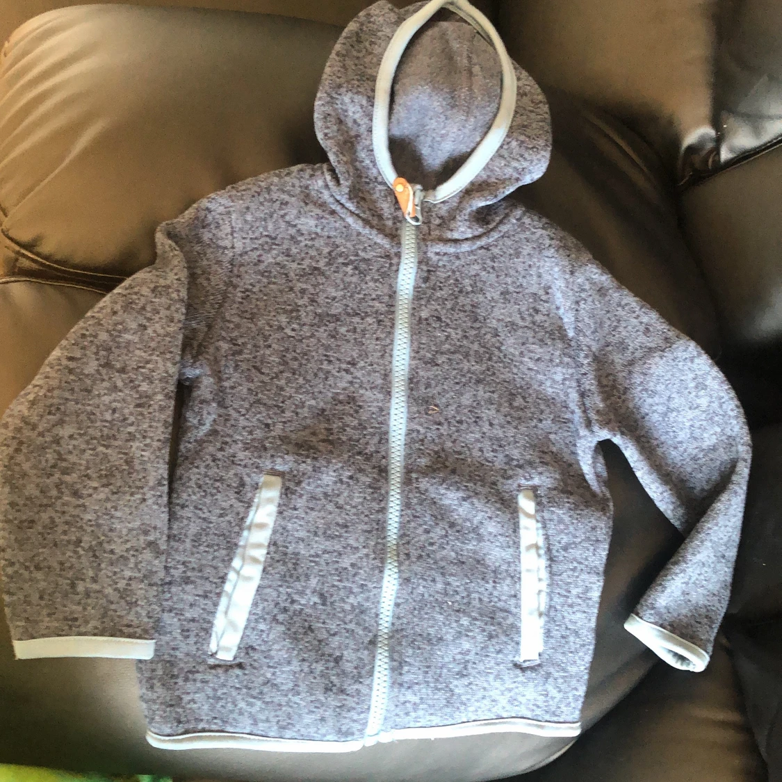 Knitted fleece jacket