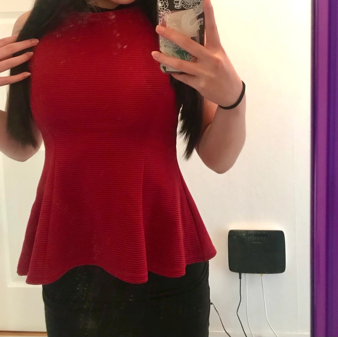 Classy vinröd topp, storlek S - 90