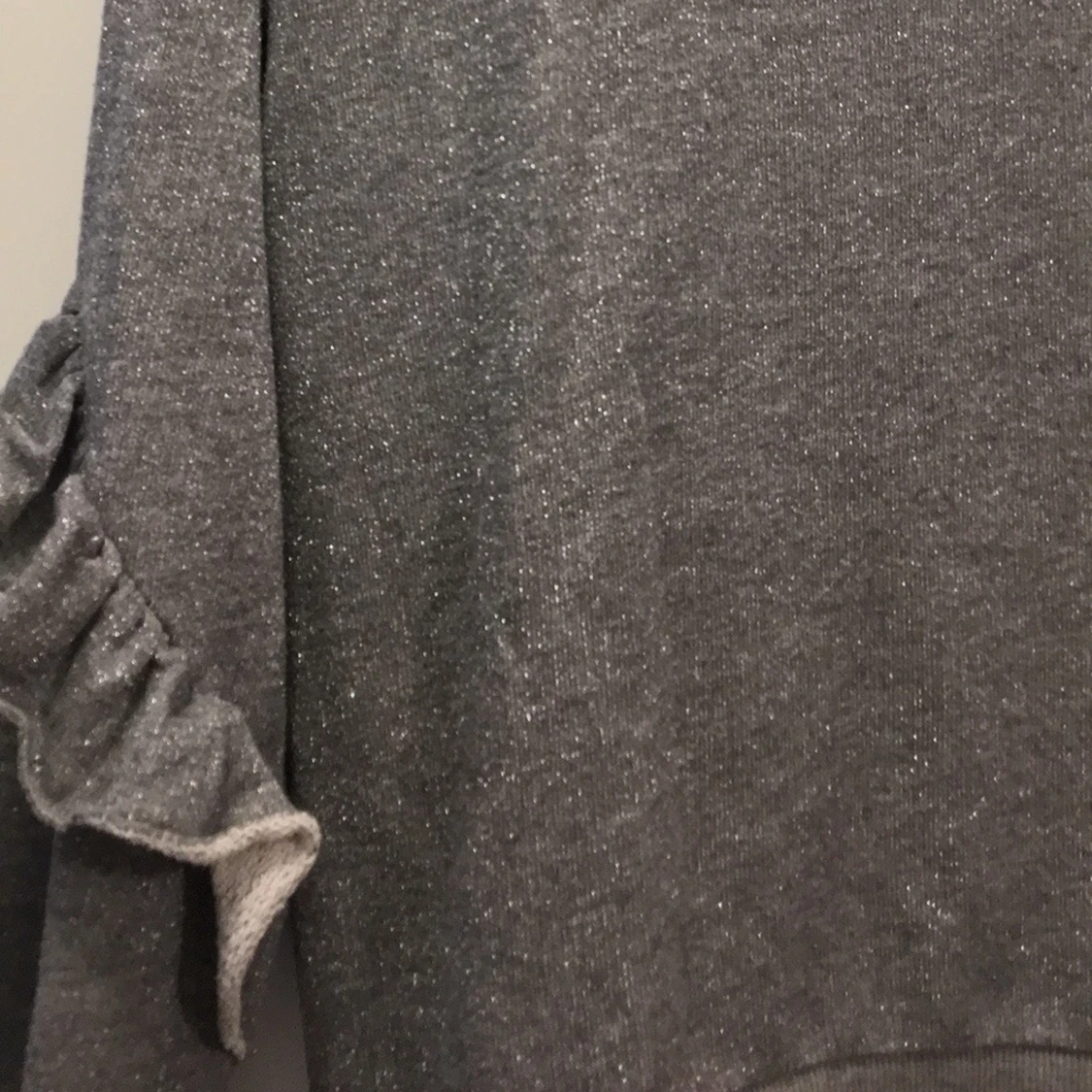 Glitter grå tröja  - 90