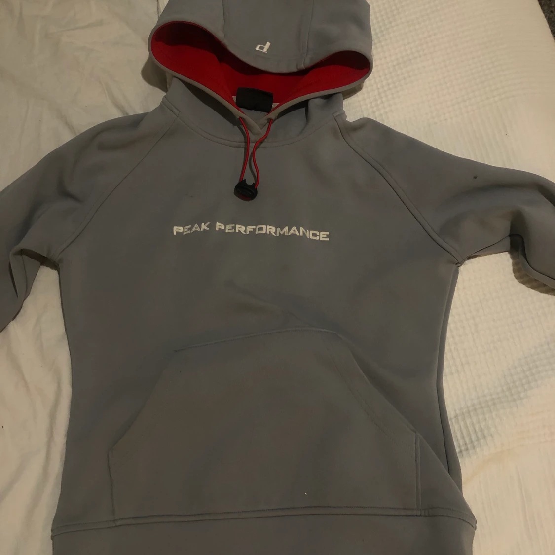 Grå Peak performance hoodie 
