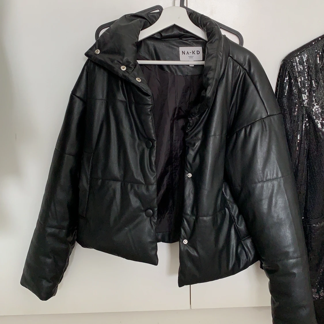 Superfin jacka i skinn i bra skick