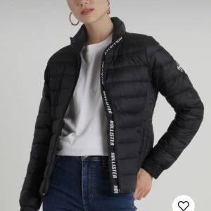 Vinter/höstjackan från hollister - Säljer nu min vinter/höstjackan från hollister, den är i fint skick men har ett litet hål på ena armen men de går lätt att laga. Köptes för cirka 800 ny:)