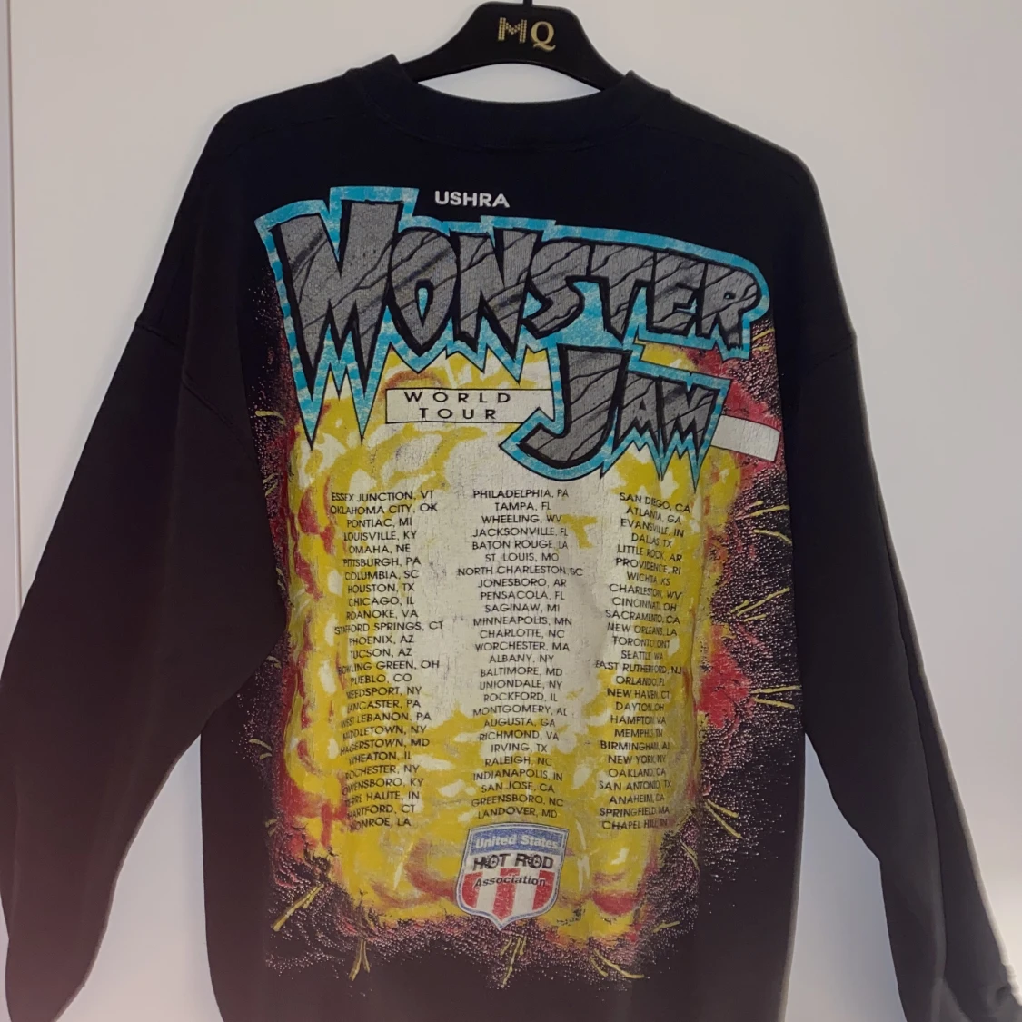 Står ej vilken storlek men den passar M