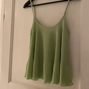 Linne - Grönt linne, mango, aldrig använt 