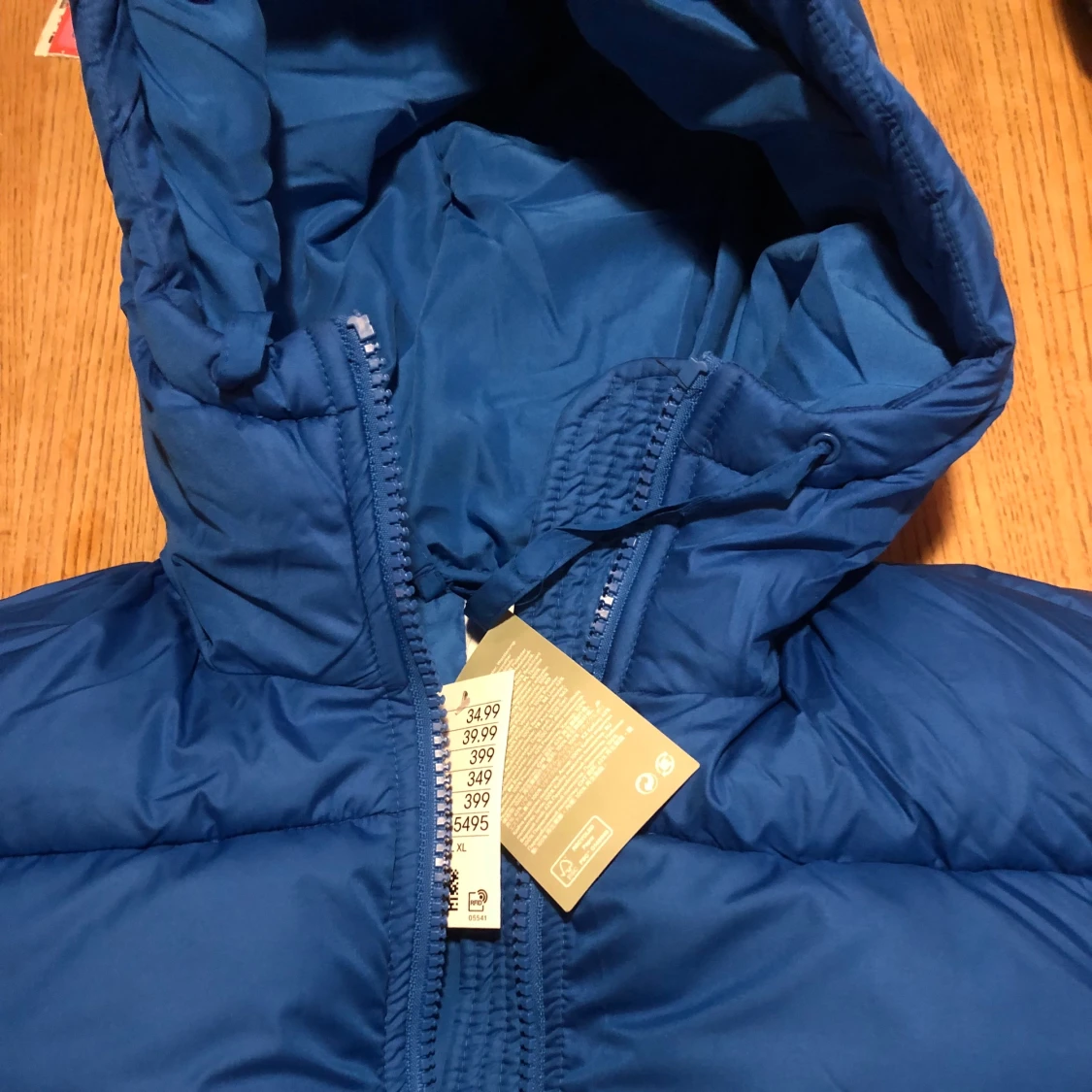 Blå pufferjacka - 91