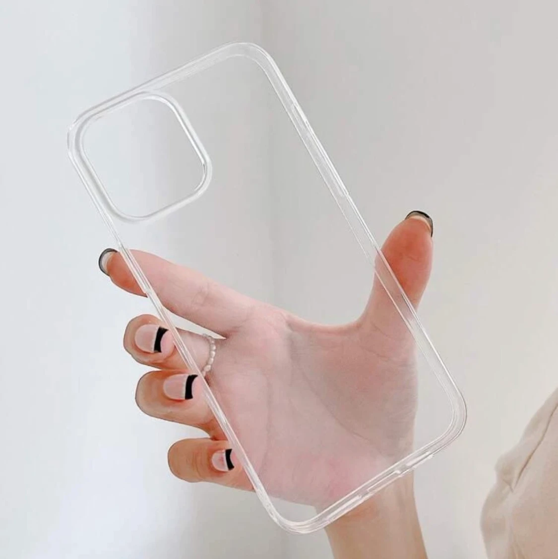 Mobilskal RÖD,GENOMSKINLIG,STJÄRNOR  - 91