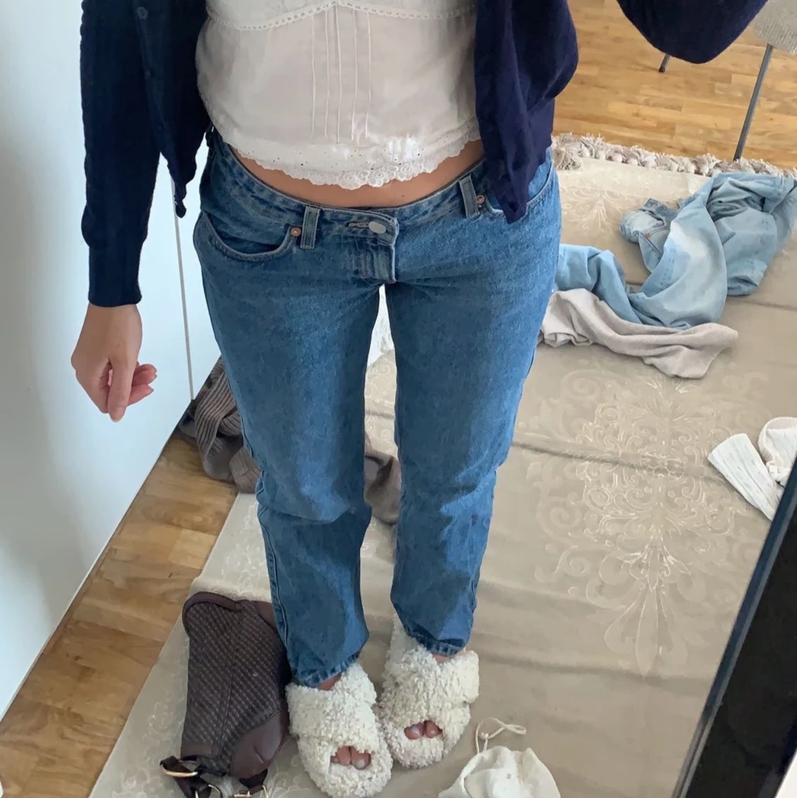 Lågmidjade Weekday Jeans - 90