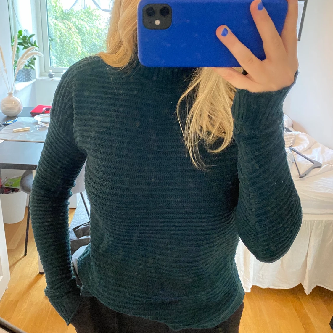 Stickad tröja🤍