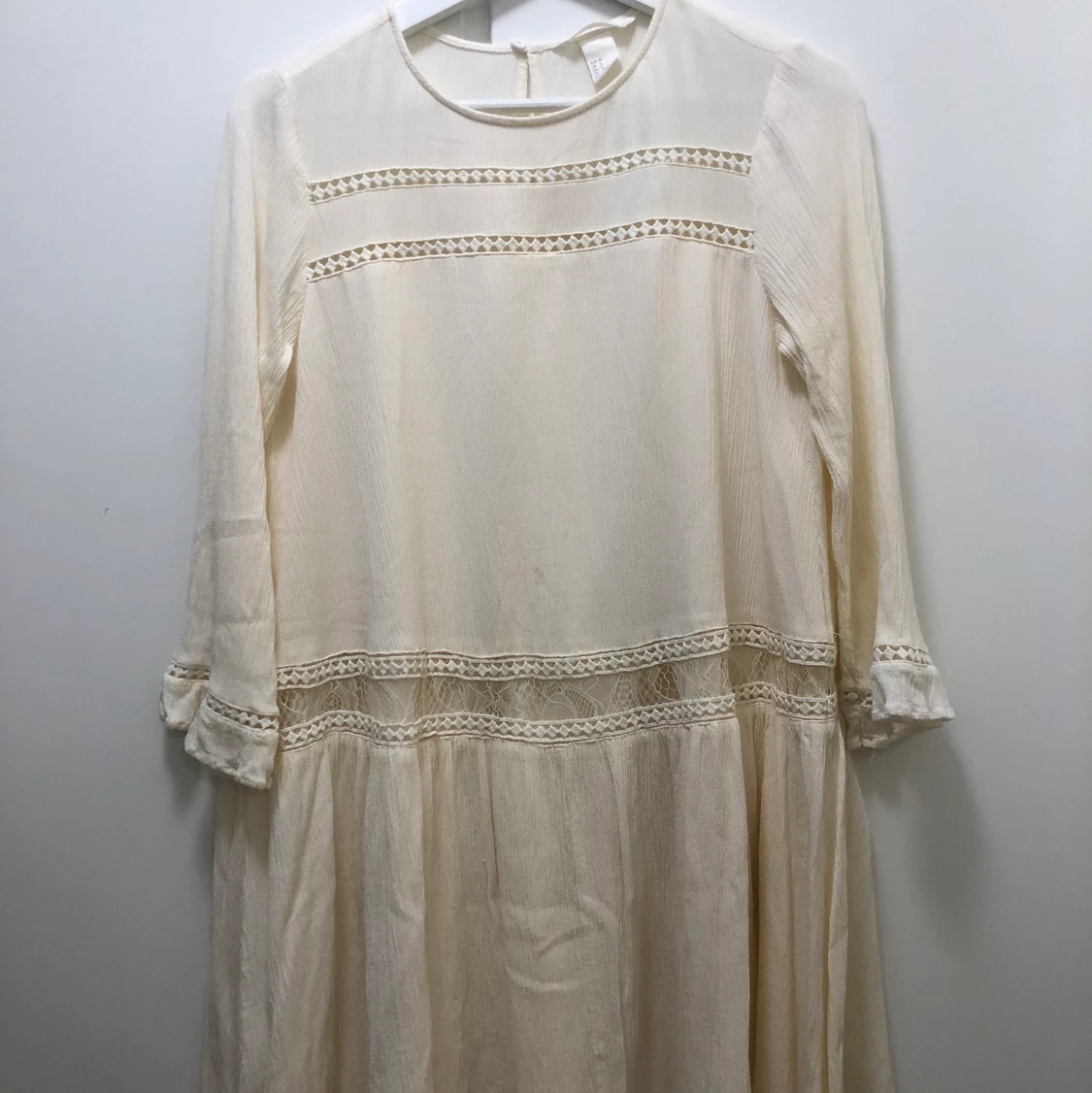 H&M vit klänning storlek 36 - 90