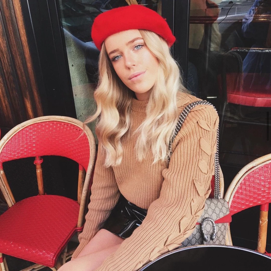 Stickad tröja från HM