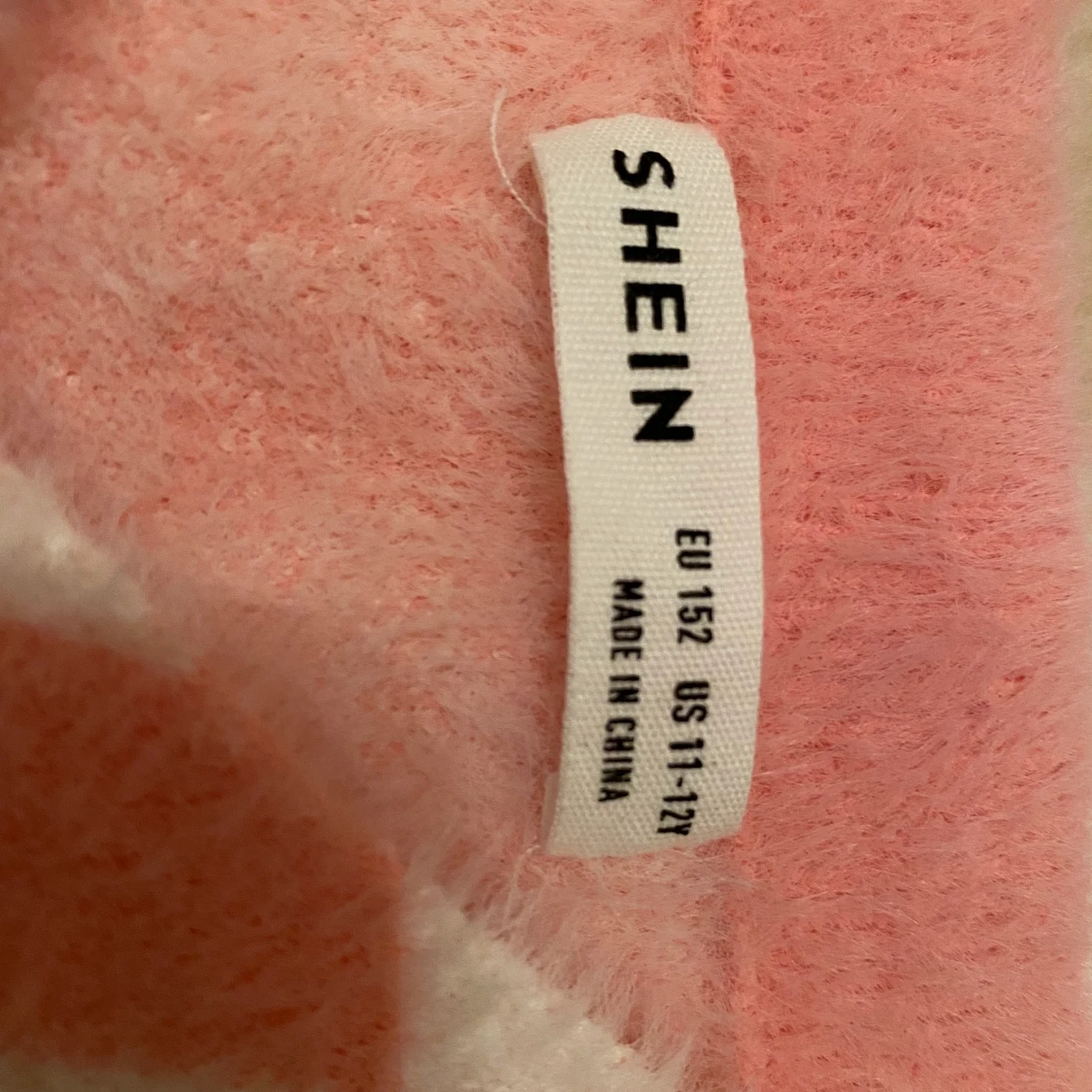 Rosa/vita rutor tröja  - 90