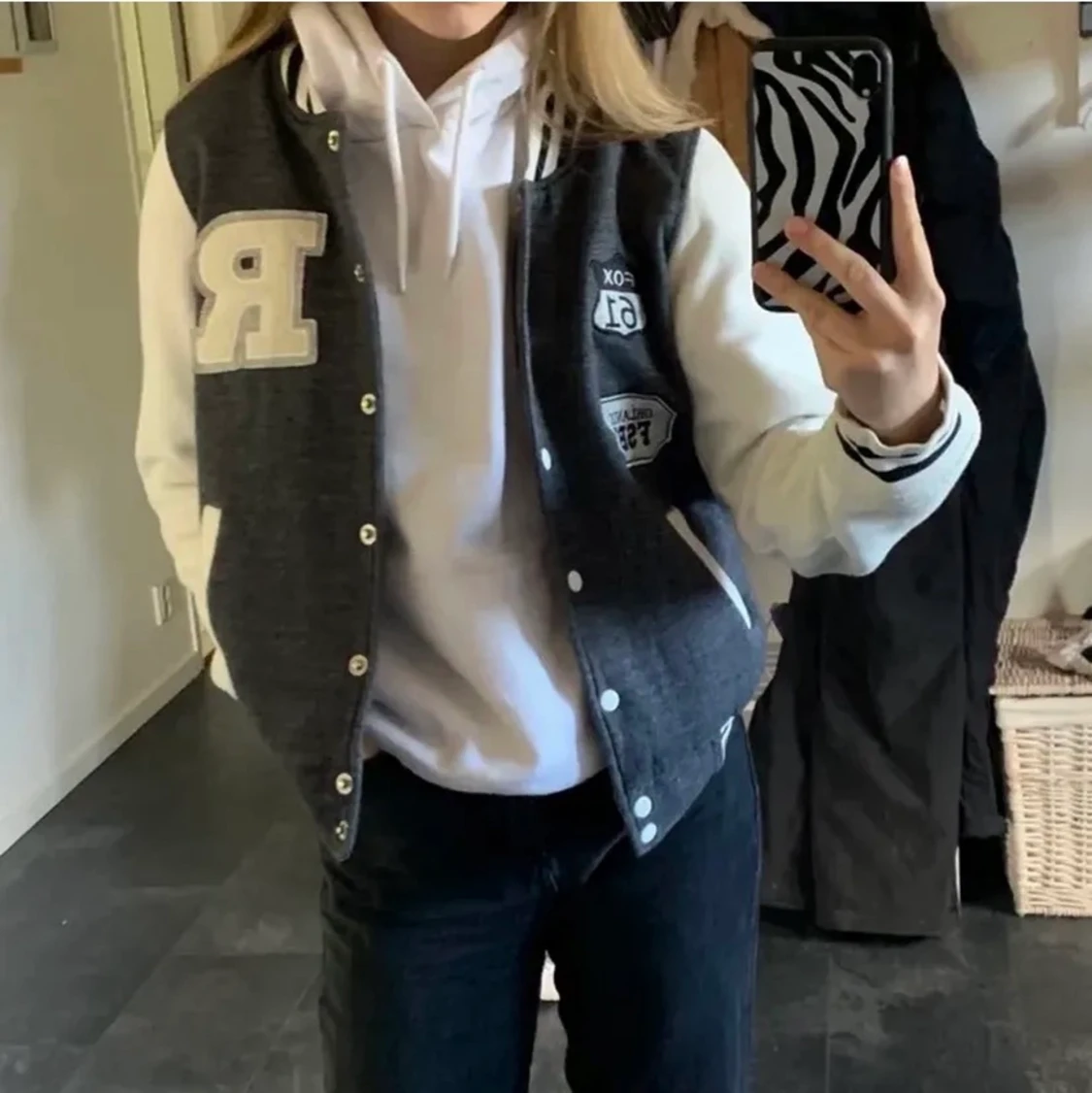 Collage/varsity jacka