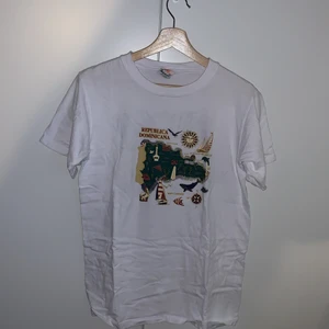 Dominican Republic graphic t-shirt - white graphic vacation tourist t-shirt