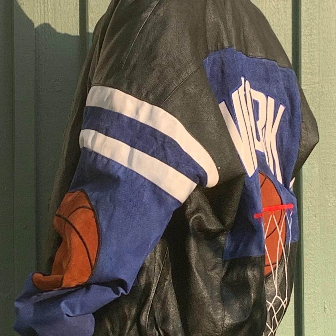 Basketjacka i läder❤️‍🔥