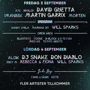 2 st biljetter till Summerburst  - Säljer 2 st biljetter till summerburst i Göteborg den 3-4 september. Tvådagarsbiljetter för 1100 kr/st! Just nu så ligger biljettpriset på 1395 kr/st hos Ticketmaster