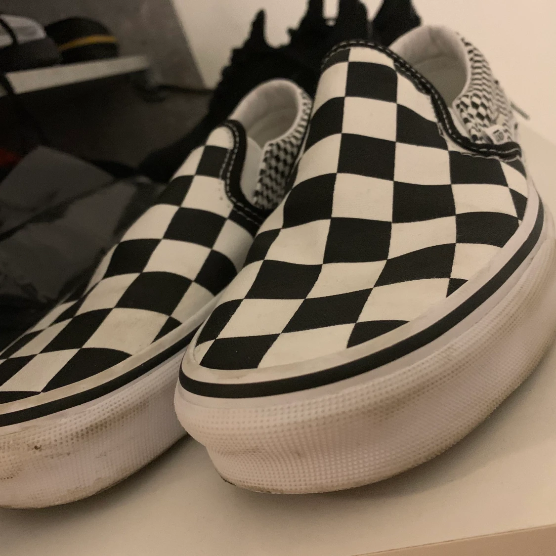 Checkered Vans Slip On - 90
