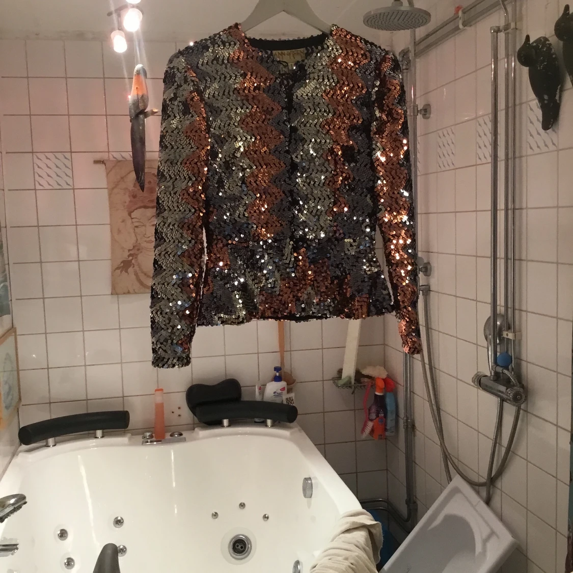 Gold, siliva och diamond fest jacket  - 90