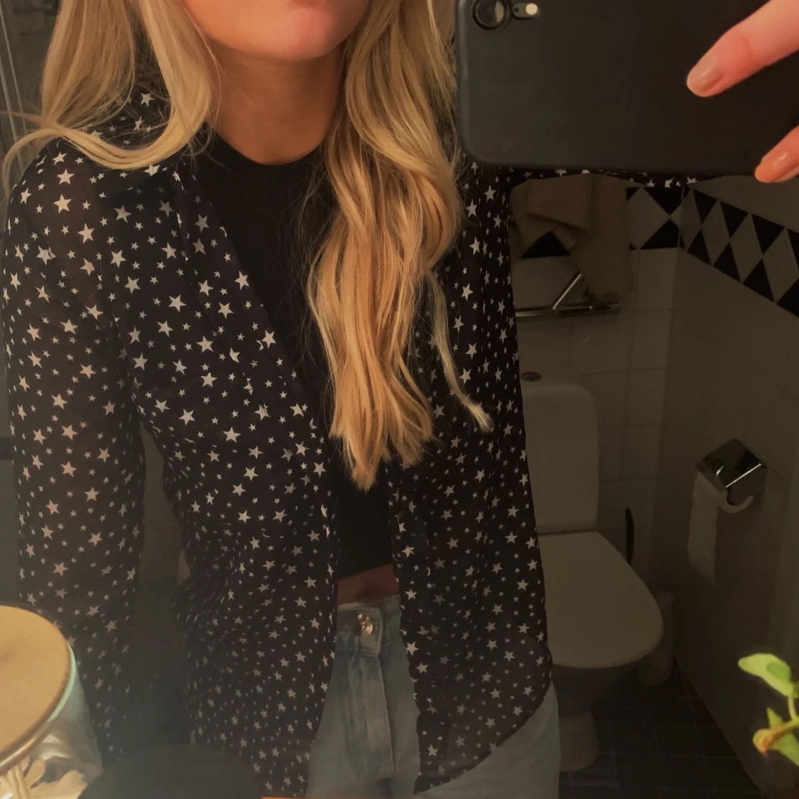 Blus med stjärnor - 90