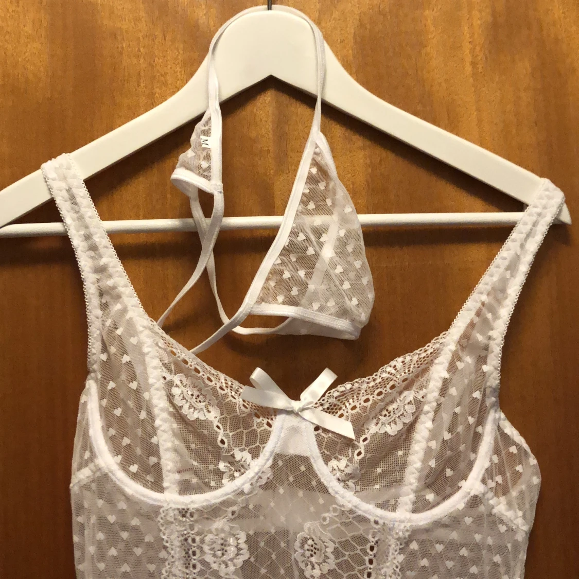 Vit sexig korsett/klänning 