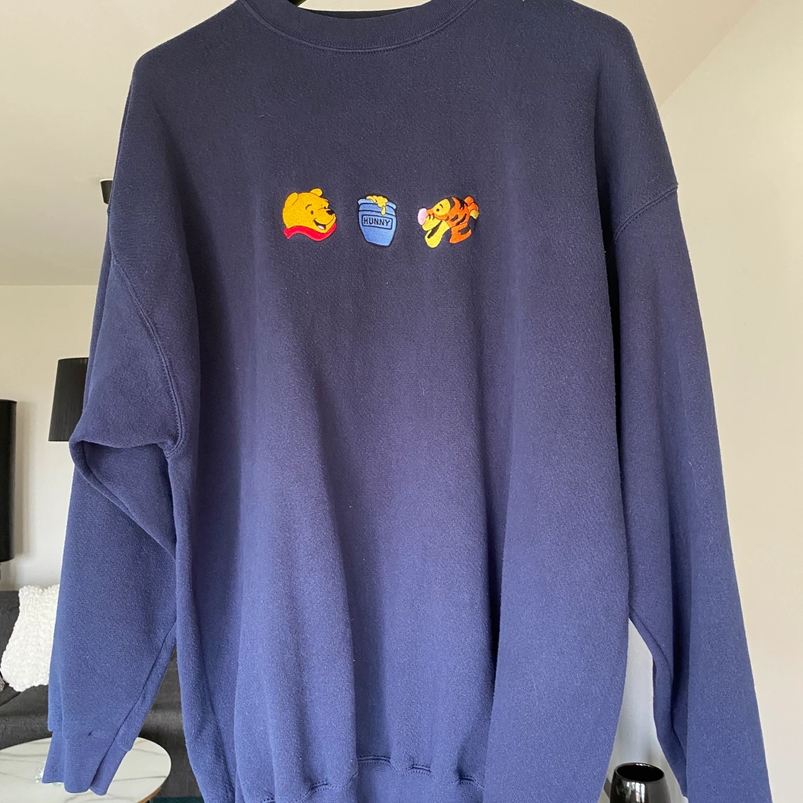 Blå Nalle Puh Tröja