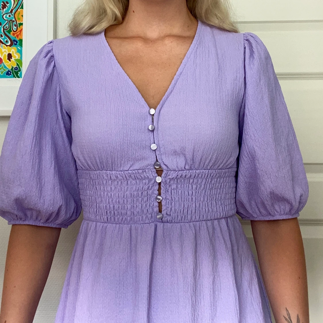 Somrig lila klänning  - 90