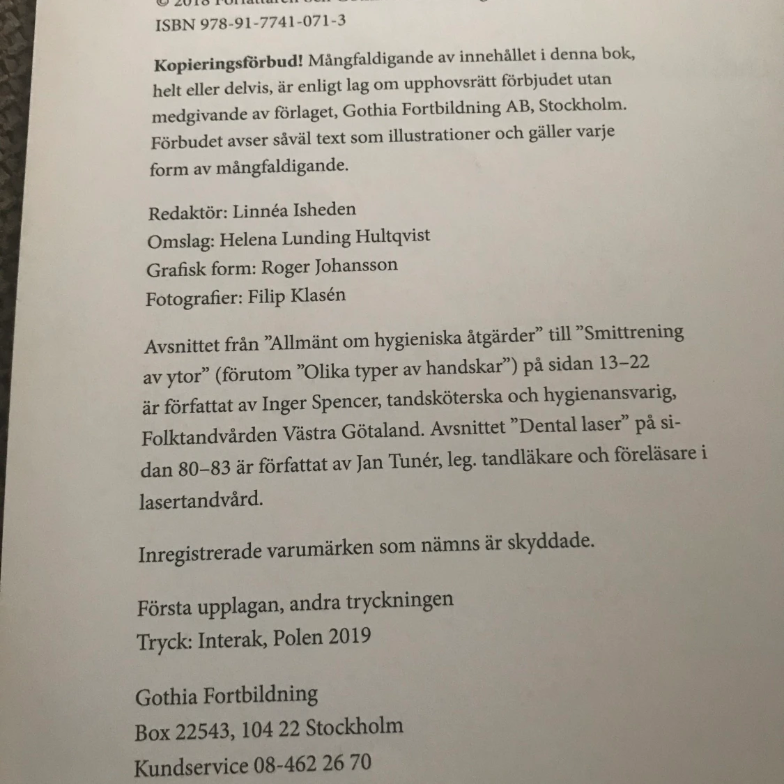 Handbok för Tandsköterska  - 91