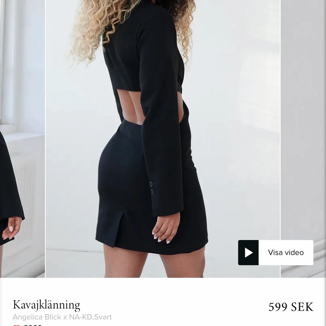 Ny kavajklänning Angelica Blick x nakd - 90
