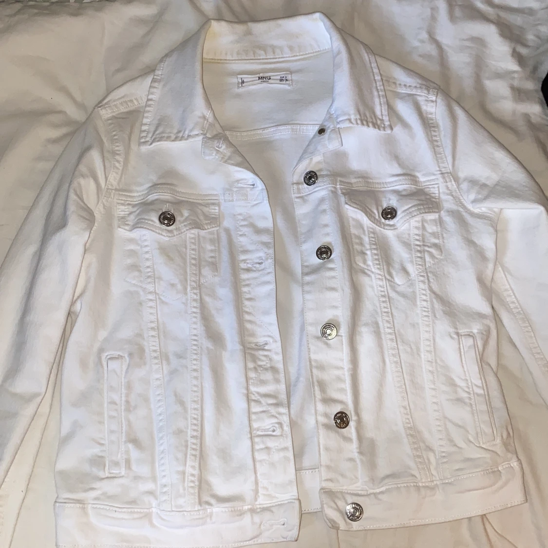 Vit jeansjacka, Mango - 90