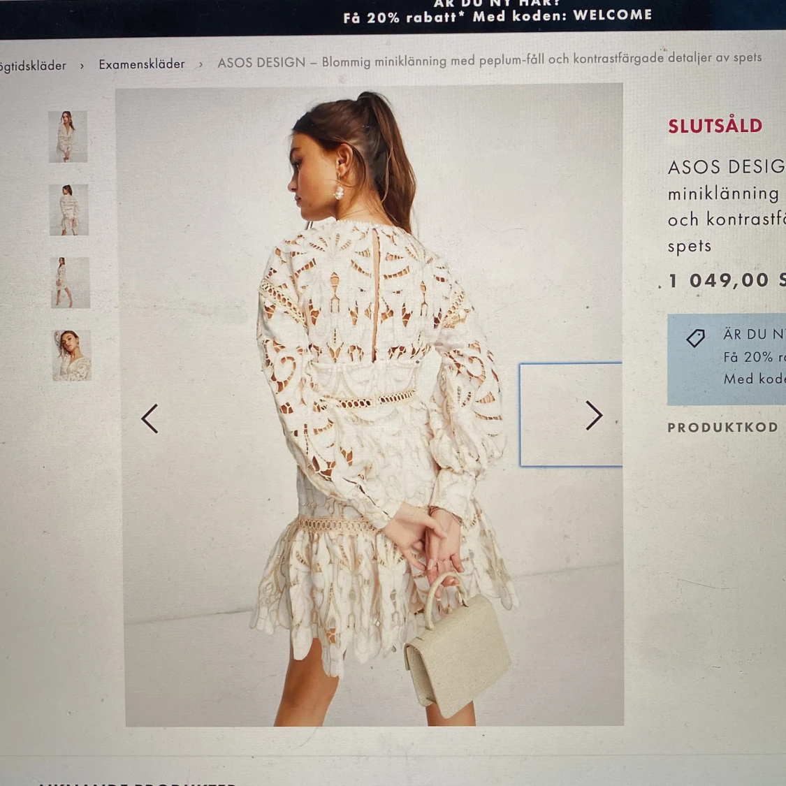 SÖKER!! Studentklänning - 90