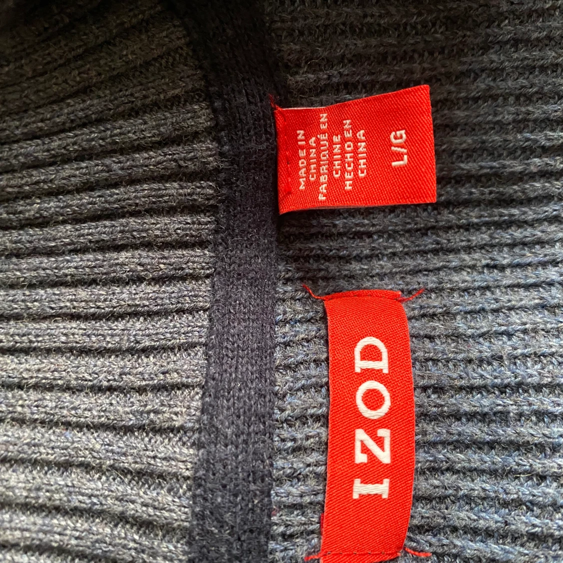 Stickad half zip up tröja - 90