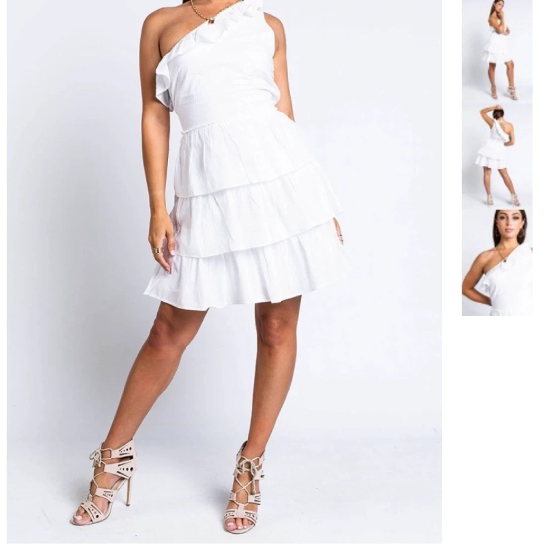 Madlady vit klänning