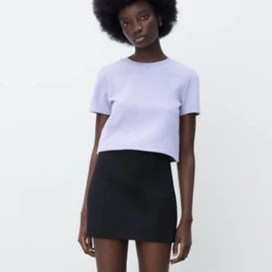 Stickad tshirt zara blå/lila  - Säljer denna tshirt då den inte passar mig. Den är helt oanvänd med prislapp kvar. Nypris 169kr säljer för 100kr