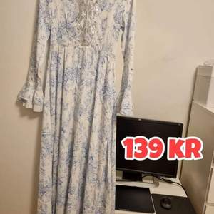 Floral long dress one tume used