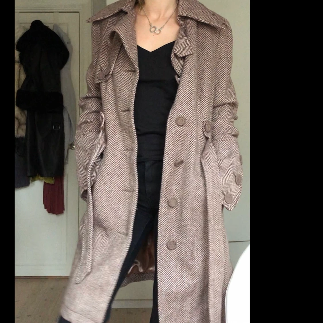 Randig kappa från Vila storlek M - 90