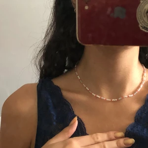 Pärlhalsband  - Säljer detta egengjorda pärlhalsbandet:)