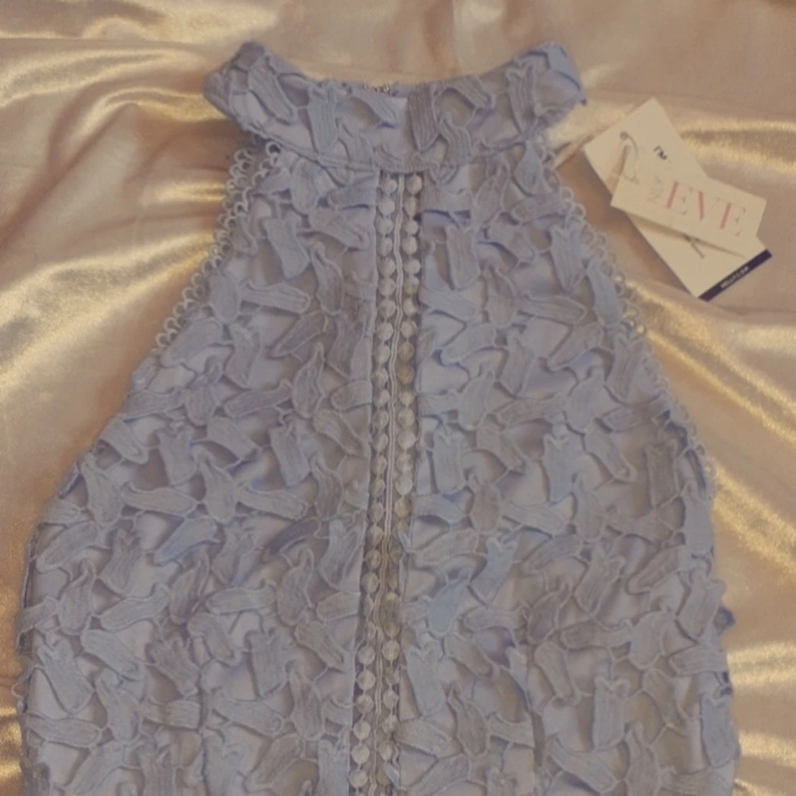 Babyblå Klänning  - 90