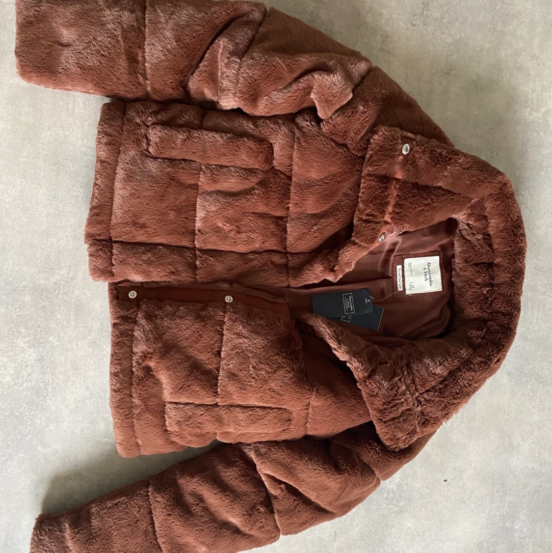 Abercrombie Faux Fur Puffer - 90