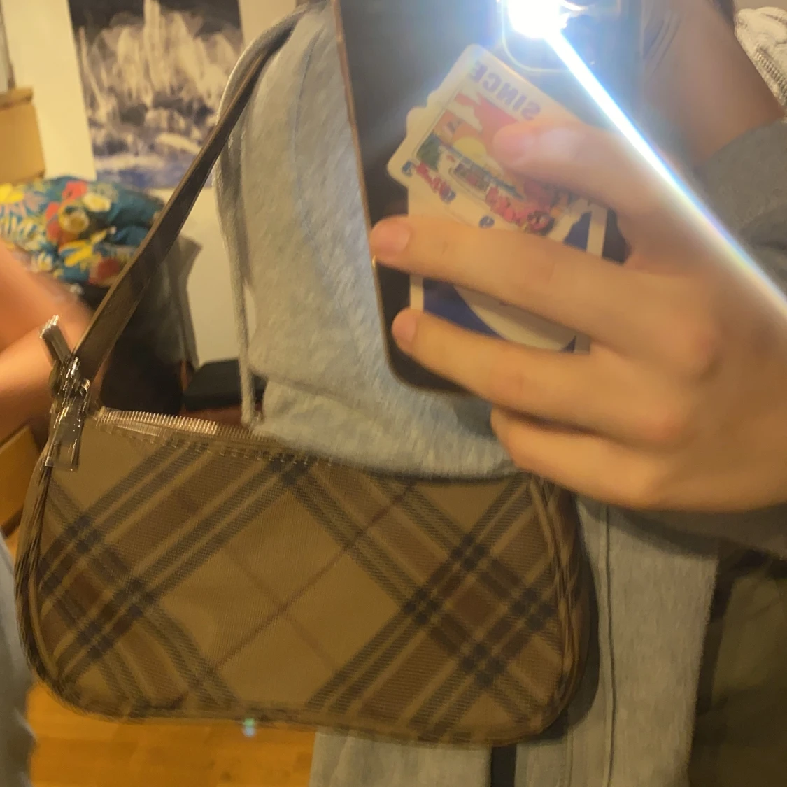 Brun Axelväska - 90