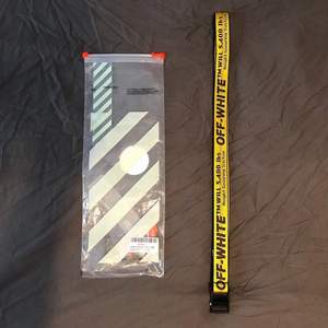 Off-White bälte i gult som är köpt från stockx               Skick: 9,5/10                                                                      100% äkta                  