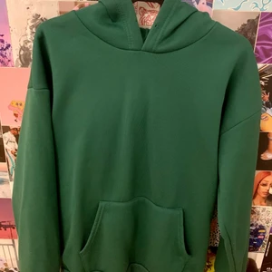 Hoodie - En grön hoodie som jag aldrig använt. Storlek M men passar alla mellan XS-L. Köpare står för frakt