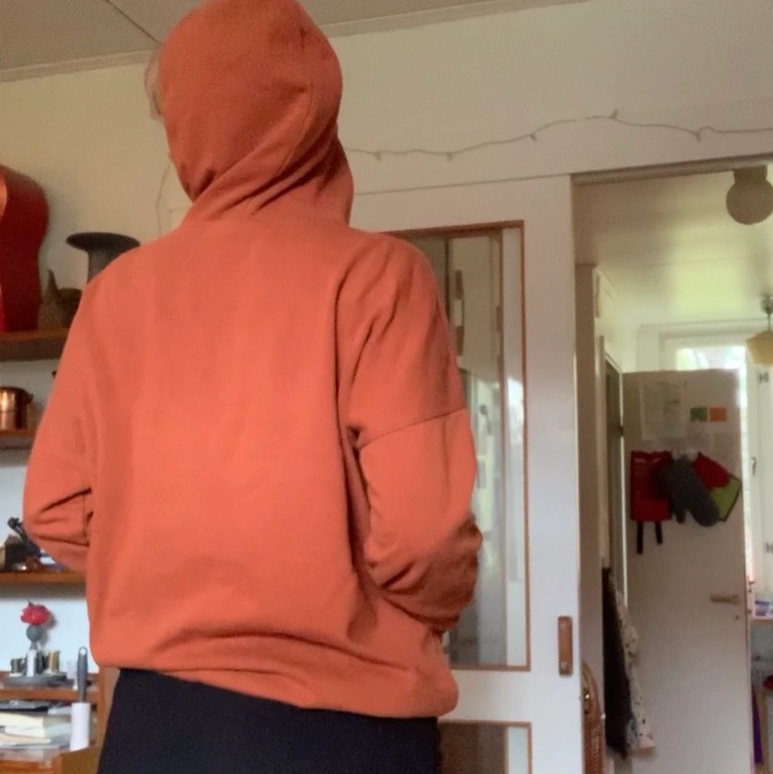 Orange hoodie - 90