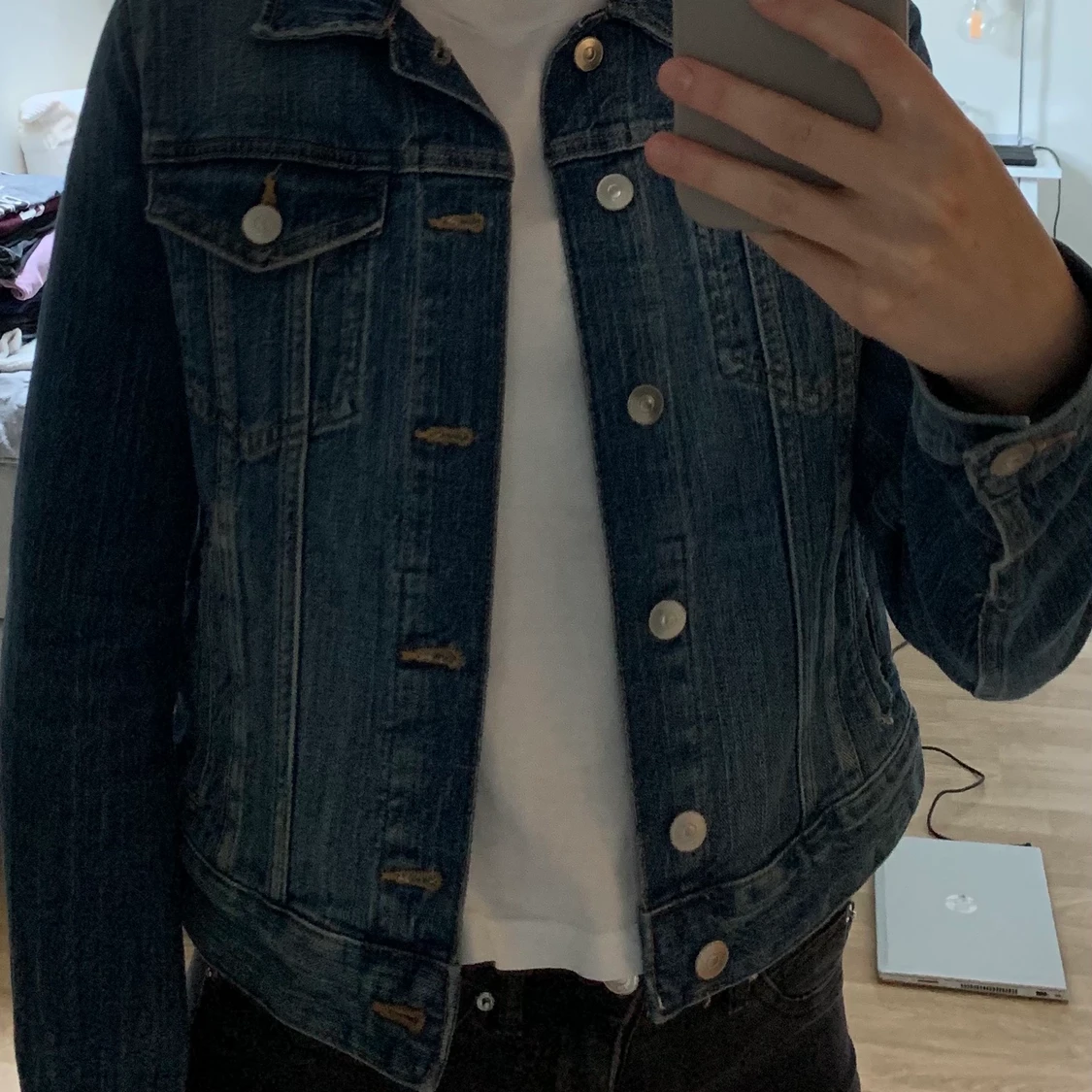 Blå jeansjacka från HM - 90